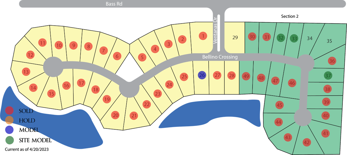 Palmira Lakes Villas Plat Map