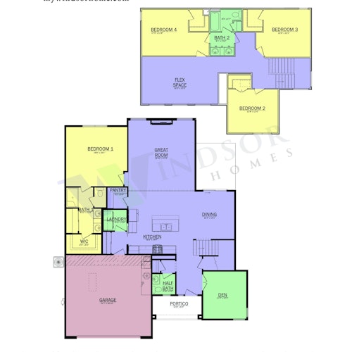 Hampton - Hampton 2D Floor Plan 1